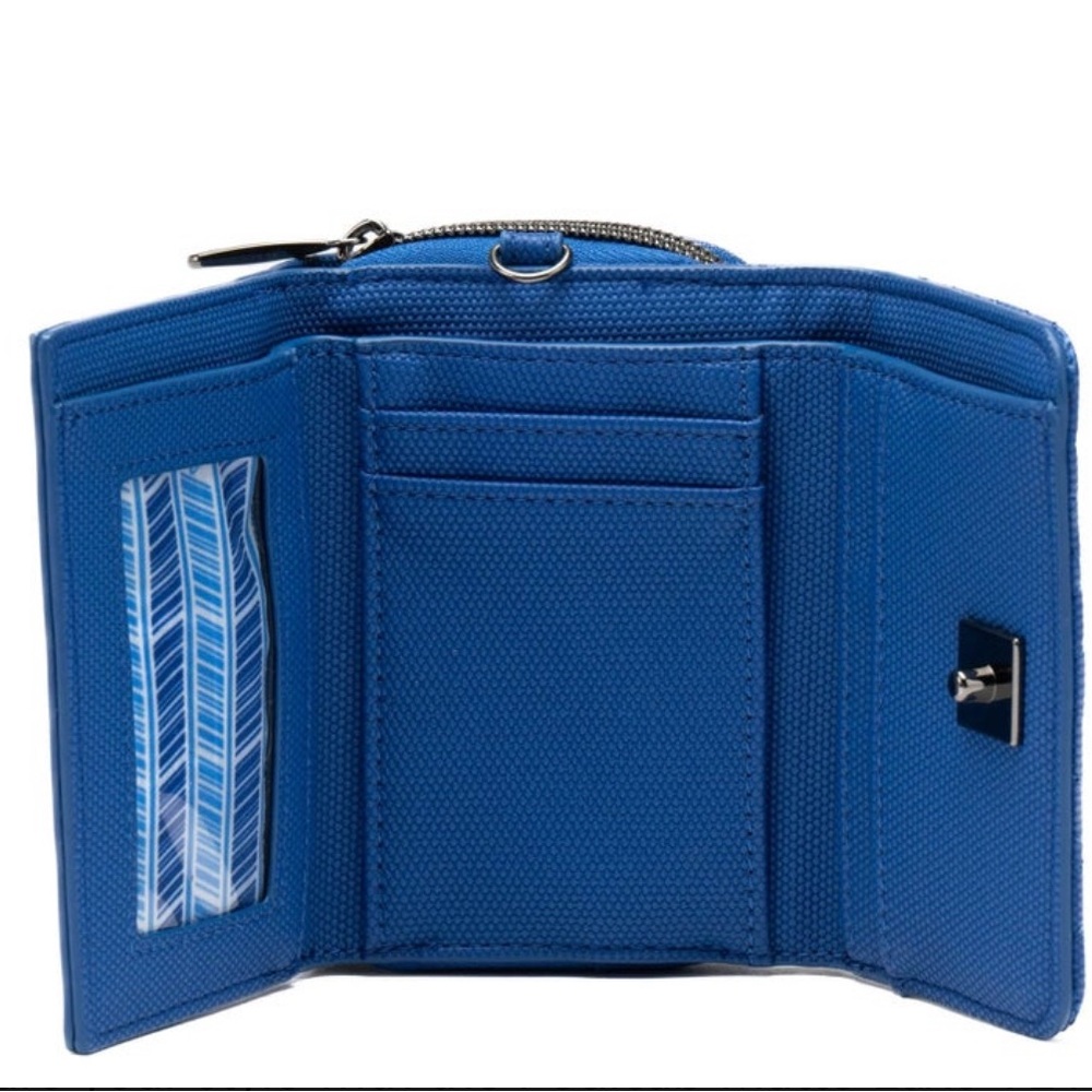 Lug Pedicab Matte Luxe VL RFID Wallet in Sapphire Blue - Picture 2 of 7